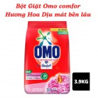 Bột Giặt Omo comfor  Hương Hoa Dịu mát bền lâu 3.9kg